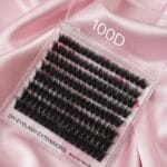 100D 2 DIY Eyelash Extension Kit - Fairy & Fish Tail Mixed Cluster Lashes(80D Volume)