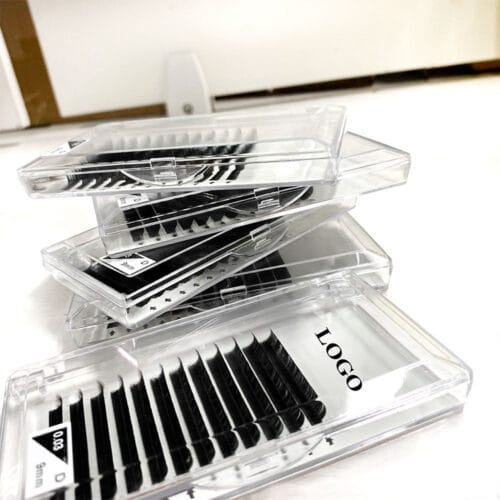 Wholesale Korean Pbt Deep Matte Silk Volumizing Classic Eyelash Extension Tray Cashmere Matte Eyelash Extension