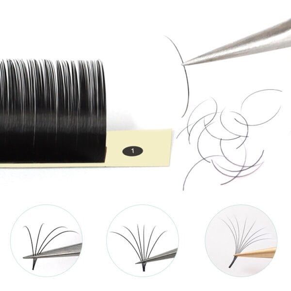 Custom Logo ultra-matte cashmere Eyelash Extension Trays | Wholesale Professional Lash Supplier