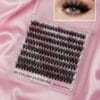 DIY Eyelash Extension Kit - Fairy & Fish Tail Mixed Cluster Lashes(80D Volume)