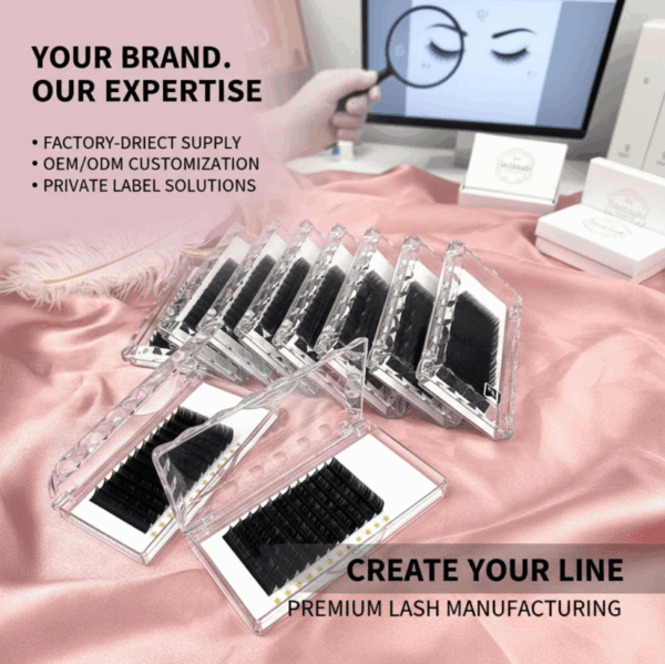 Premium Classic Lash Extensions – Pro-Grade Individual Silk Lashes for Custom Branding