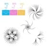 Wholesale Premade Volume loose Fans Eyelash Extensions 2D-20D Pointed Base Lashes