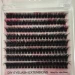 Oplus_16908320 DIY Eyelash Extension Kit - Fairy & Fish Tail Mixed Cluster Lashes(80D Volume)