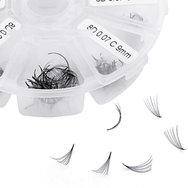 Wholesale Premade Volume loose Fans Eyelash Extensions 2D-20D Pointed Base Lashes