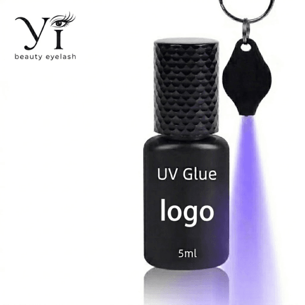 Wholesale OEM ODM UV Eyelash Extension glue 1s Instant Cure Light- Fume-Free & Long Retention