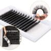 YIZE eyelash Wholesale Matte Black Cashmere Easy Fan-Shaped Eyelash Custom Packaging Private Label Service OEM/ODM Eyelash Extension Supplier