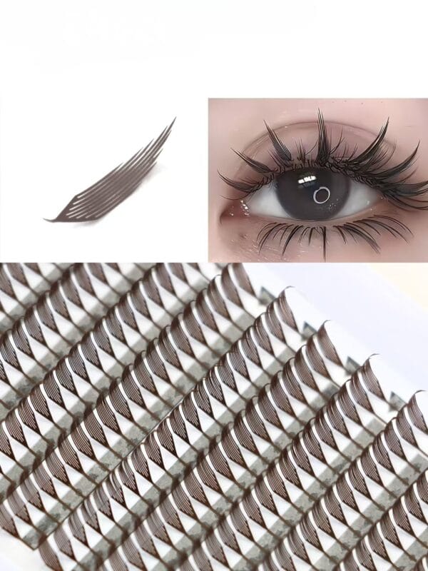 Wholesale Premium Pre-made Anime Spiky Matte Soft and Fluffy Lash Extensions For Professional Salon Use