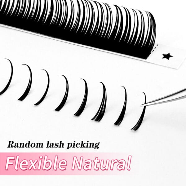 Wholesale Wet Effect Eyelash Extensions | Pre-made Spiked Fans for Lash Artists | Private Label Available