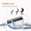 详情图23 Wholesale Matte Black Classic Eyelash Extension Custom Logo Professional Salon Supplies