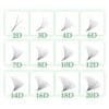 For Yize Wispy Pro Premade Eyelash Extensions Pointy Base Volume Fans with CC Curl Cashmere 300 500 1000 Loose Fans Packaged in Box
