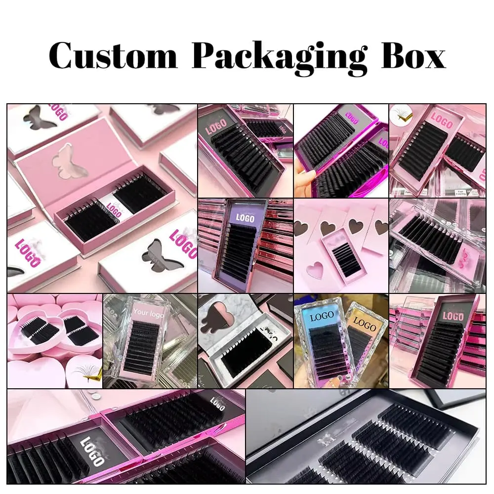 eyelash extension factory private label volume lash extensions wholesale production