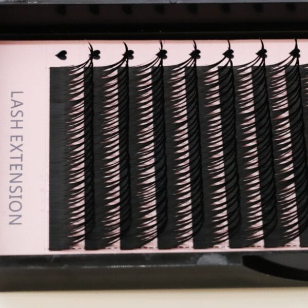 Wholesale 0.05 0.07mm Manga Wispy Cosplay Type Spiked Premium Wet Look Eyelash Extension for Professional Salons