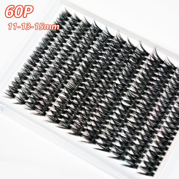 Professional DIY Segmented Cluster Lashes - Individual Wispy Eyelash Extensions for Salon & Home DIY - Bulk Wholesale Available