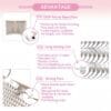 H8778c1715ccb4d8ea55a0fd4493fdb605 Bulk Wholesale 3D-14D Promade Narrow Fans Pointy Base Volume Lash Extensions OEM/ODM