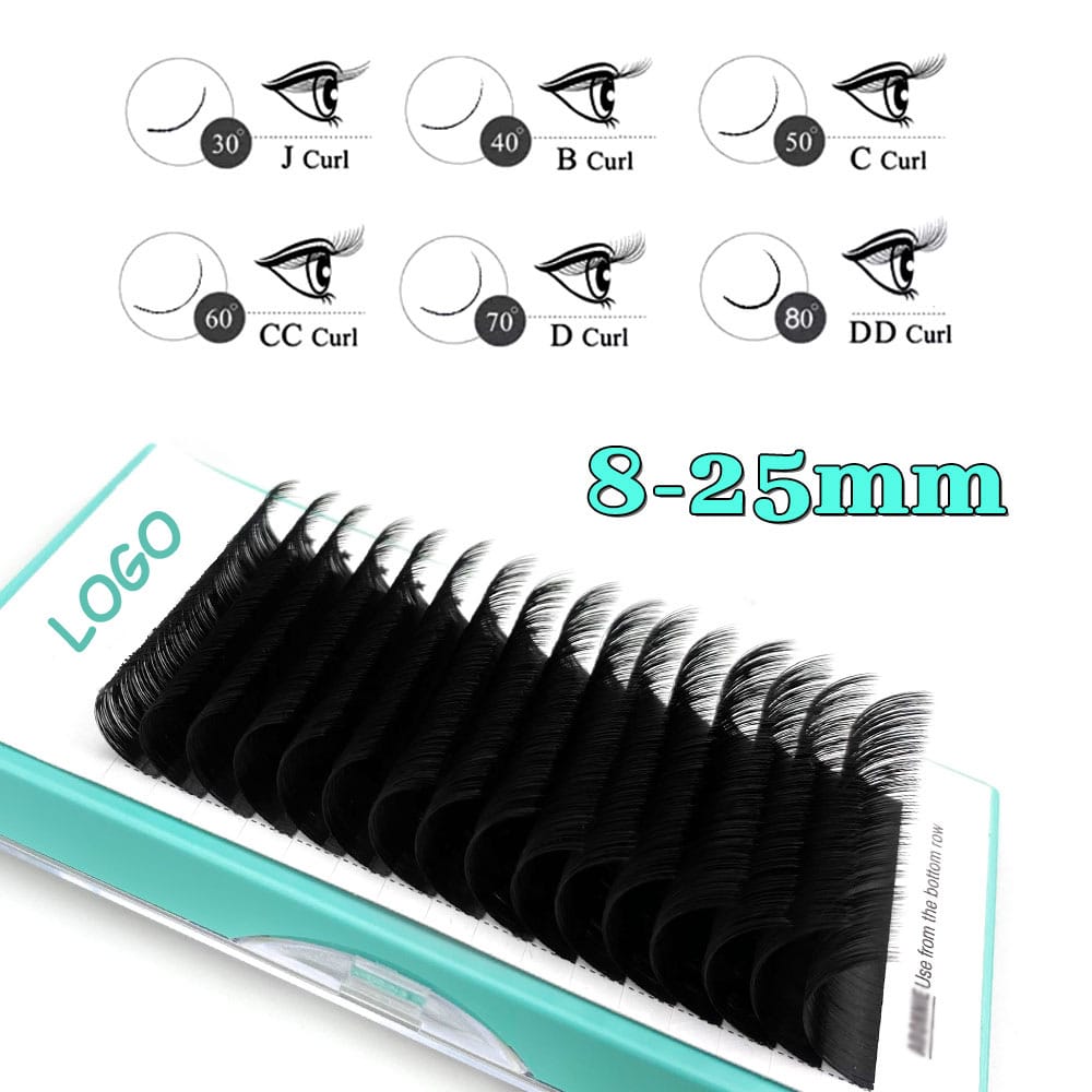 private label easy fan lash tray
