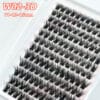 Professional DIY Segmented Cluster Lashes - Individual Wispy Eyelash Extensions for Salon & Home DIY - Bulk Wholesale Available