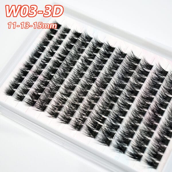 Professional DIY Segmented Cluster Lashes - Individual Wispy Eyelash Extensions for Salon & Home DIY - Bulk Wholesale Available