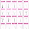 双u2 OEM/Private Label U-Shape Clover Lashes Matte Black Soft Synthetic Fiber High Efficiency YY 3D 4D 5D Eyelash Extensions Factory Supplier