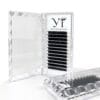 品牌1 Wholesale Matte Black Classic Eyelash Extension Custom Logo Professional Salon Supplies