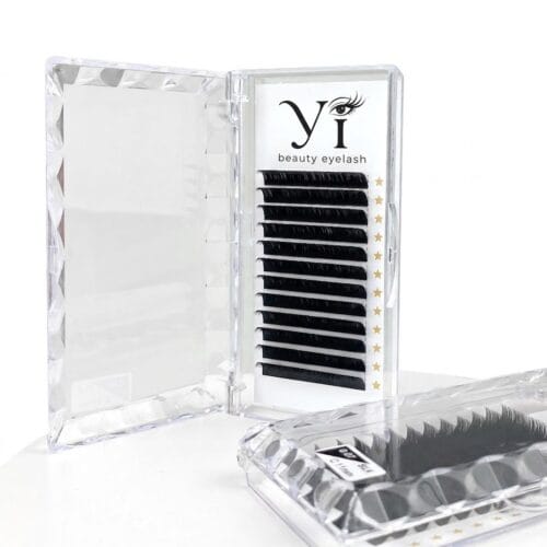 品牌1 Wholesale Matte Black Classic Eyelash Extension Custom Logo Professional Salon Supplies