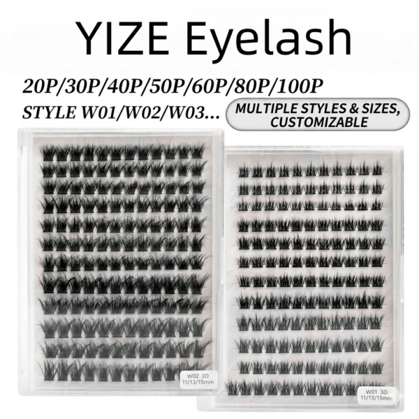 Professional DIY Segmented Cluster Lashes - Individual Wispy Eyelash Extensions for Salon & Home DIY - Bulk Wholesale Available