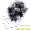 散朵毛18 Sharp Pointy Base Loose Lashes | Premium Loose Premade Fans 0.05/0.07mm | Private Label Eyelash Supplies