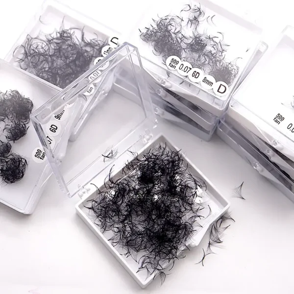 方盒 Pointy base loose lashes wholesale factory.