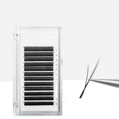 Wholesale Hand-Woven Fox YY Flying 3D 4D W Matte Black Soft Synthetic Lash Extensions Bulk Supplier