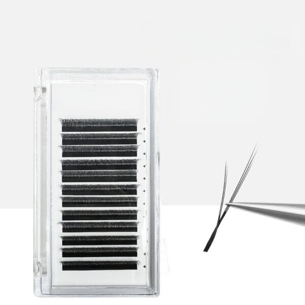 Wholesale Hand-Woven Fox YY Flying 3D 4D W Matte Black Soft Synthetic Lash Extensions Bulk Supplier