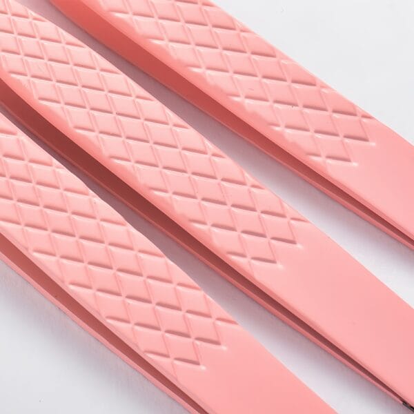 Wholesale Professional Eyelash Extension Tweezers With Fiber-tipped Tips Customizable Logo For Eyelash Extension.