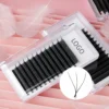 Custom Logo YY 3D 4D 5D W Shape Lash Extensions with Luxury Magnetic Box