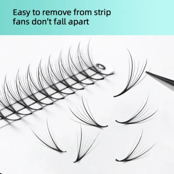Wholesale 9D Wispy Premade Lash Fans -Soft YY Volume Pre-Made Eyelash Extensions for Private Label