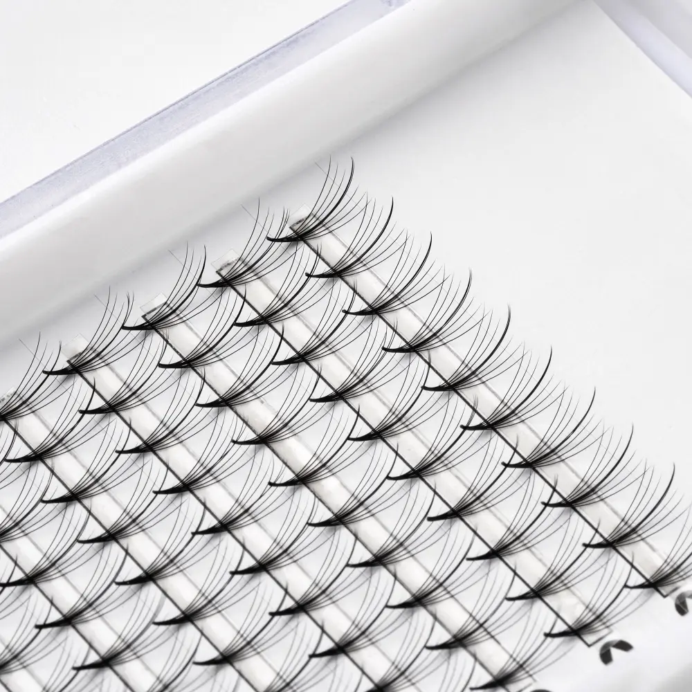 7D wispy premade lash fans 0.05 C lightweight volume lashes for salons