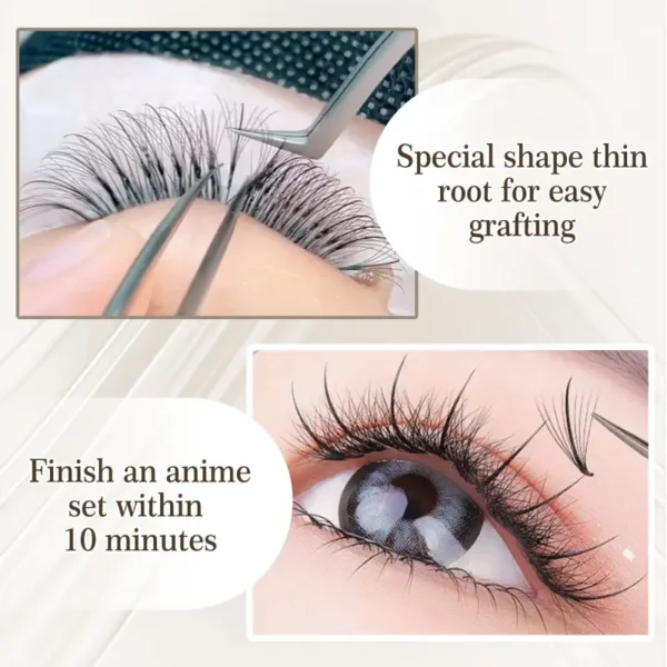 WISP10 Wholesale 7D Wispy Premade Lash Fans – Soft Volume Eyelash Extensions for Professional Lash Artists