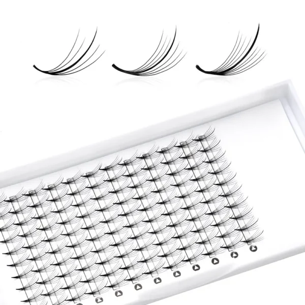 7D Wispy Premade Lash Fans Customized Labels