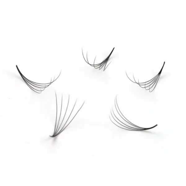 premade fan Wholesale Loose Premade Fans in Grid Tray for Professional Lash Salons