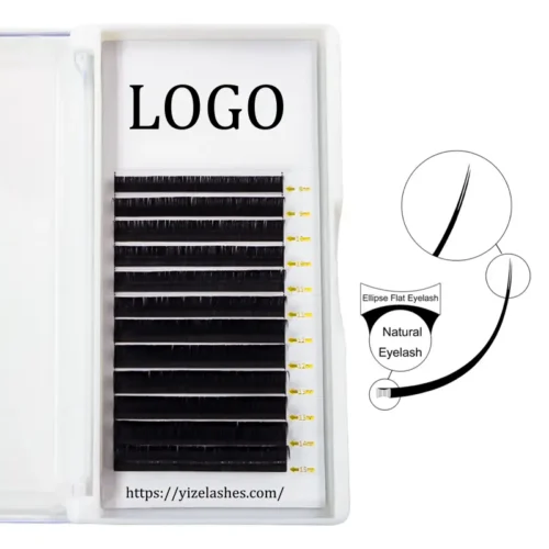 flat lash 11 Wholesale Ellipse Flat Lashes Private Lable