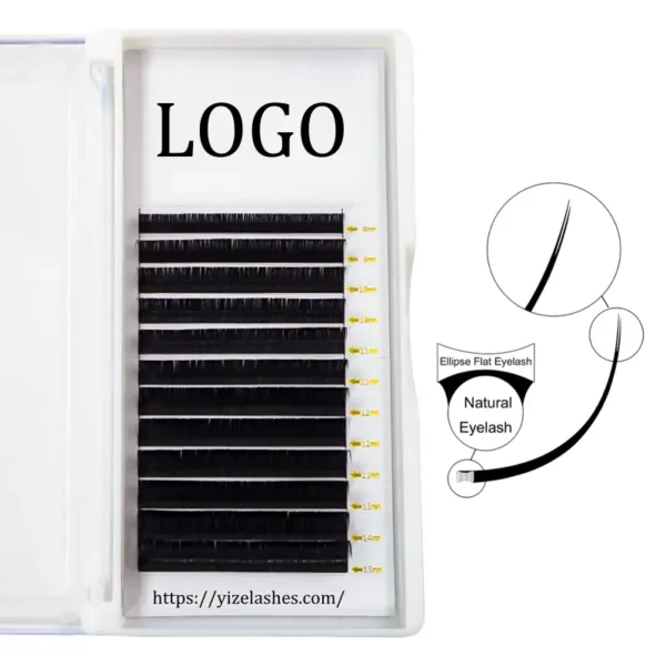 Wholesale Ellipse Flat Lashes Private Lable