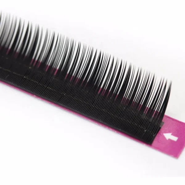 flat lash 18 Premium Ellipse Flat Lashes Extensions – Professional Matte Black Split-Tip Lashes for Private Label & Wholesale