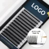 Premium matte Clover Lashes wholesale, 2D Y-shape eyelash extensions for professional salon use