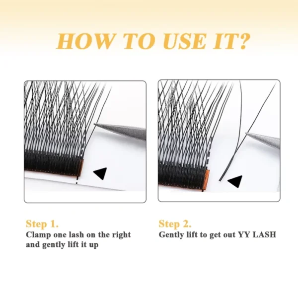 Premium Matte Clover Lashes - Single Y-Shape Volume Eyelash Extensions Customizable OEM/ODM