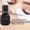 Professional lash artist using UV LED eyelash extension glue