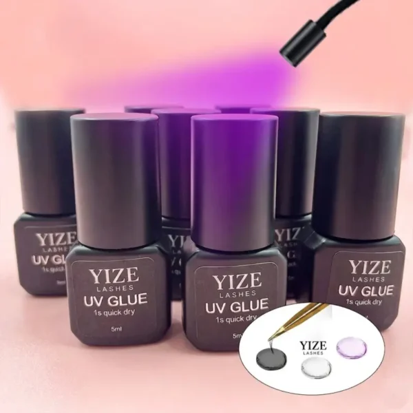 UV LED Eyelash Extension Glue 0.3-1s Fast Drying Lash Adhesive