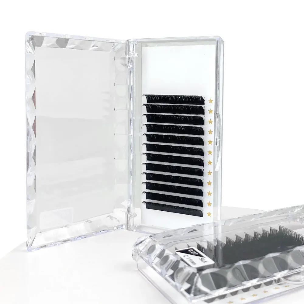 volume lash extensions wholesale trays by YIZE Lashes